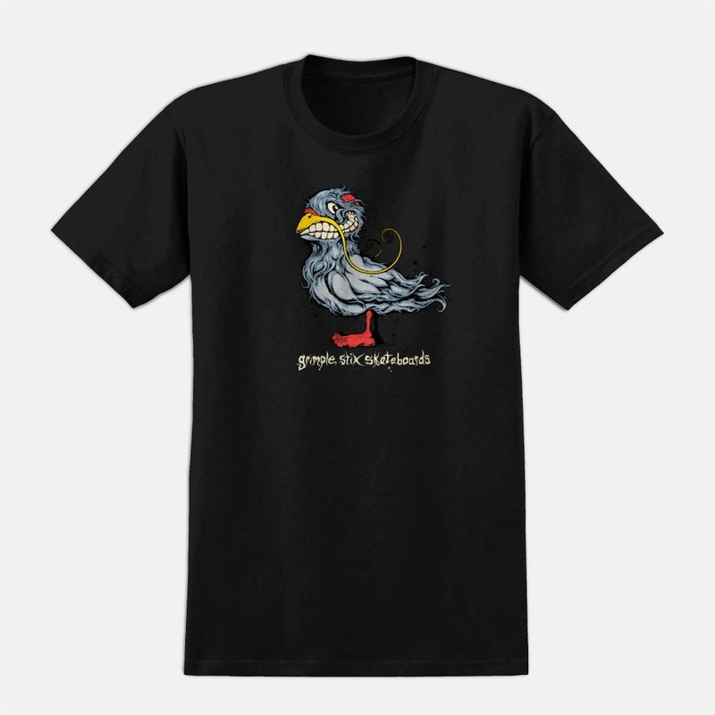 Anti Hero Skateboards – Grimple Pigeon T-Shirt – Black / Multi