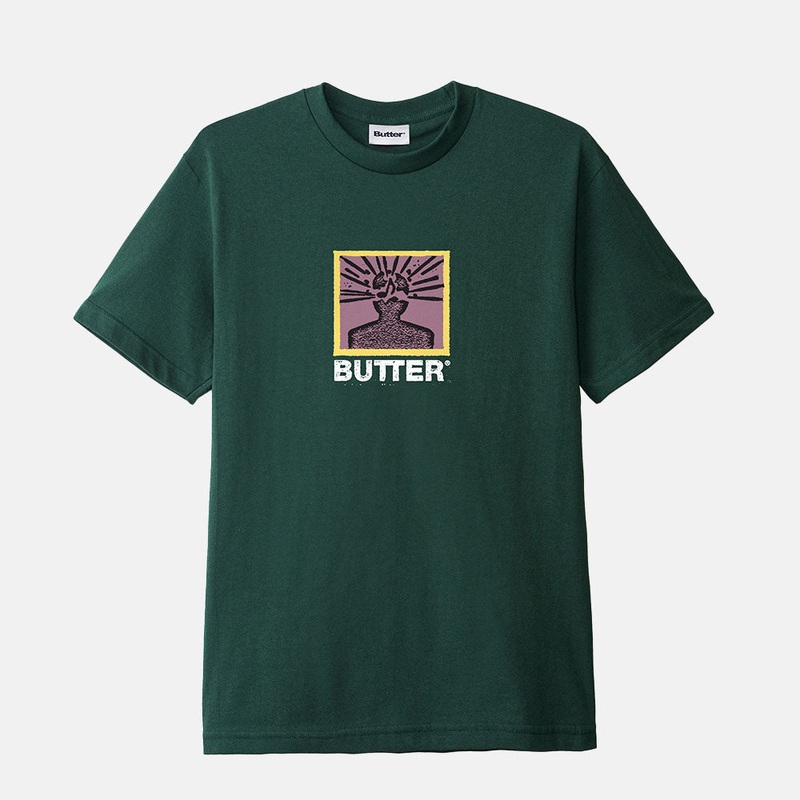 Butter Goods – Explosion T-Shirt – Dark Forest