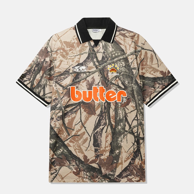 Butter Goods – Foliage Camo Jersey – Tan