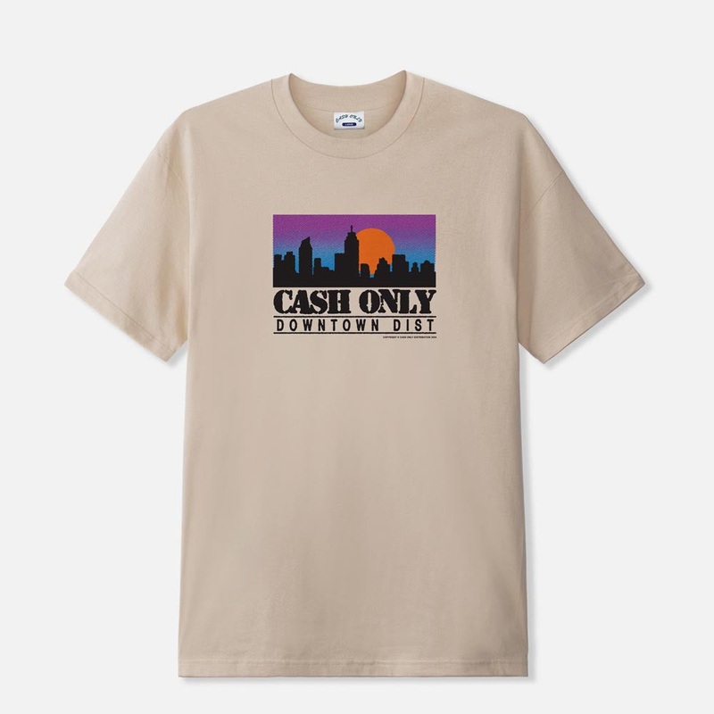 Cash Only – Skyline T-Shirt – Sand