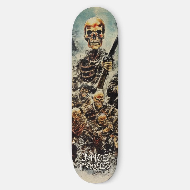 Deathwish Skateboards – 8.3875 Jake Hayes Skull Skateboard Deck