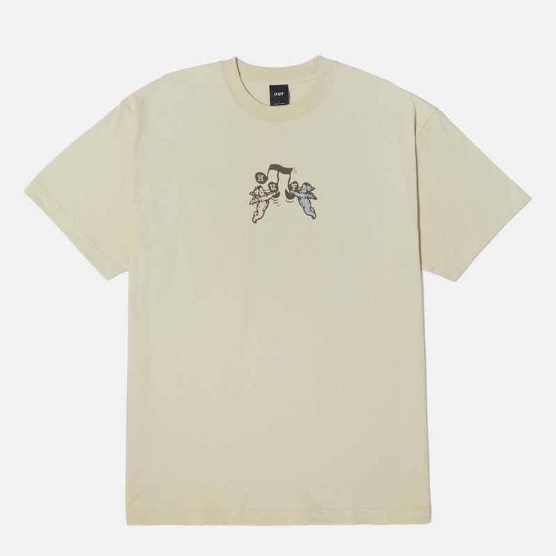 Huf – Song T-Shirt – Stone|Medium|Large|X Large|2X Large