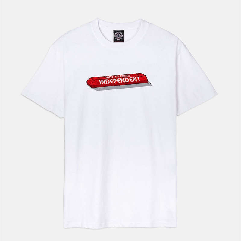 Independent Trucks – Built To Grind Curb Front T-Shirt – White