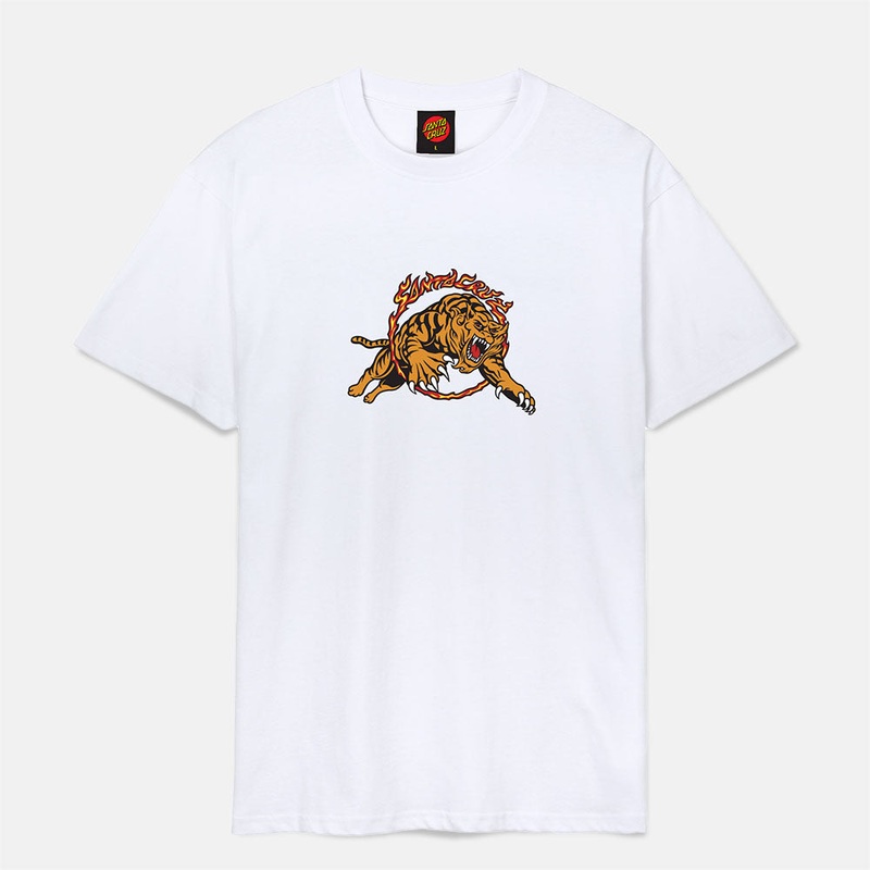 Santa Cruz – Salba Tiger Simplified T-Shirt – White