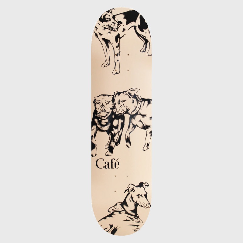 Skateboard Cafe – 8.25 Pooch Skateboard Deck – Cream