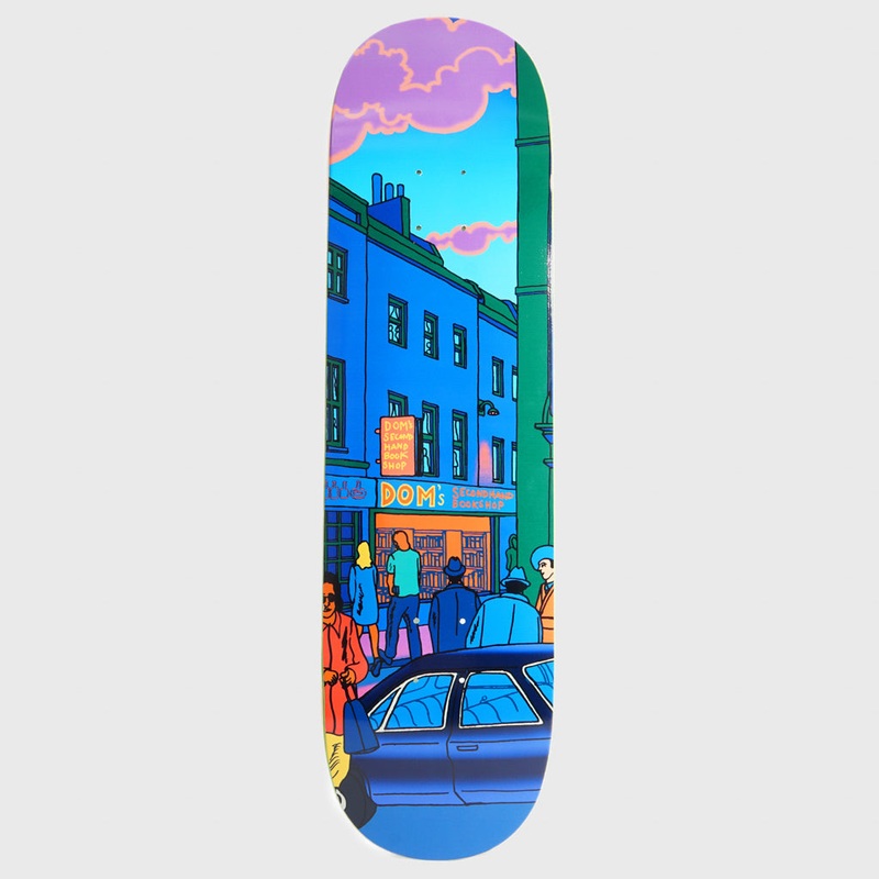 Skateboard Cafe – 8.38 Dom Henry High Street Secondhand Bookshop Skateboard Deck