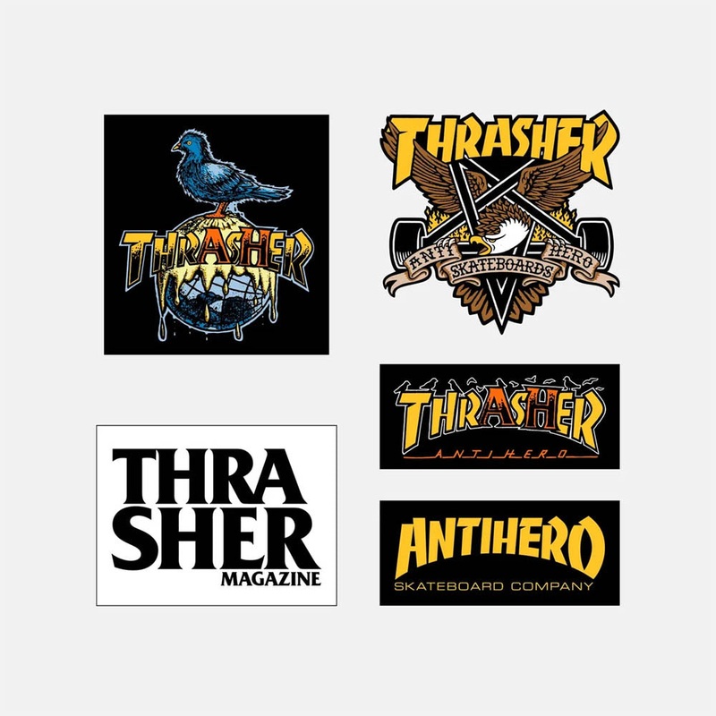 Thrasher – Anti Hero Sticker Pack