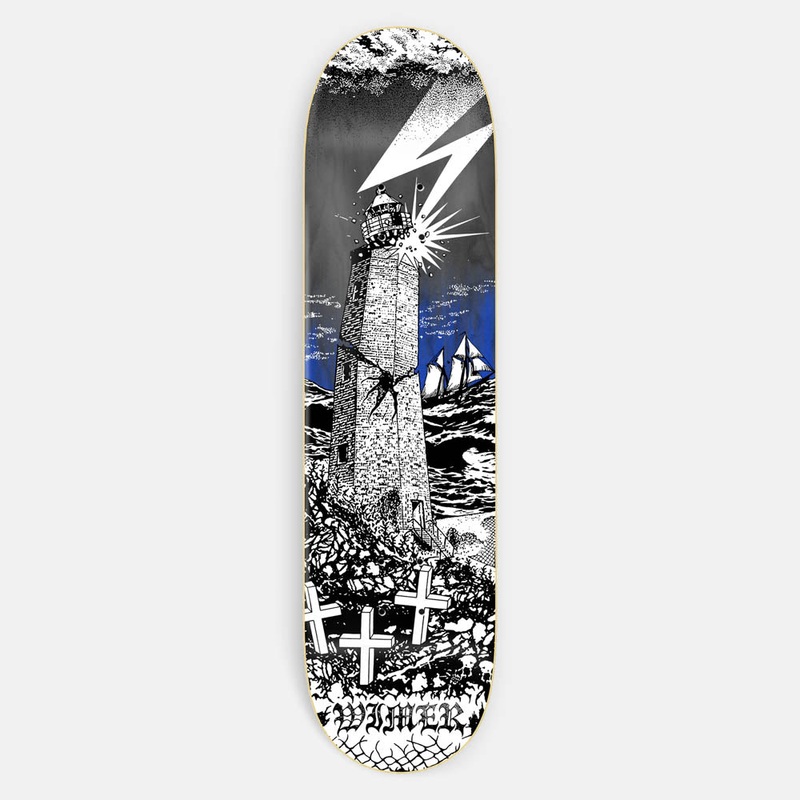 Zero Skateboards – 8.5 Chris Whimer Lighthouse Skateboard Deck
