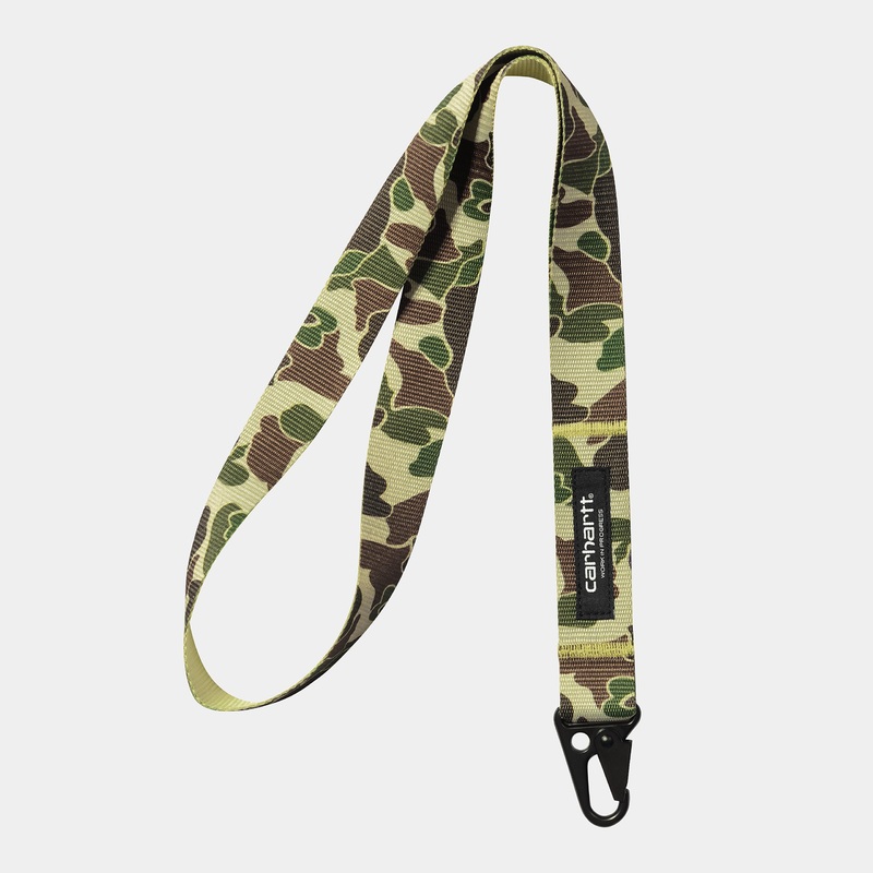 Carhartt WIP – Jude Key Chain (Long) – Camo Duck Jaquard / Green
