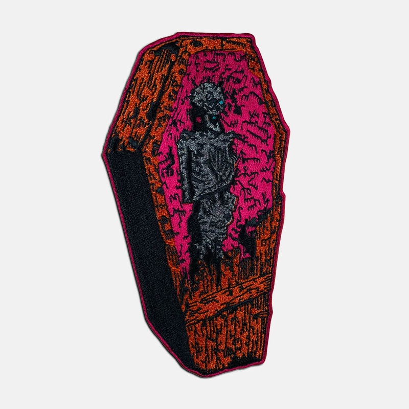 Dungeon – Exhumed Coffin Embroidered Patch