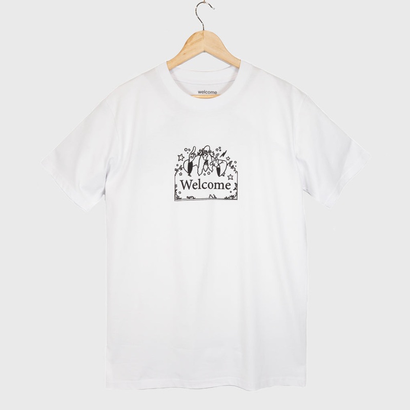 Welcome Skate Store – Wizzy T-Shirt – White