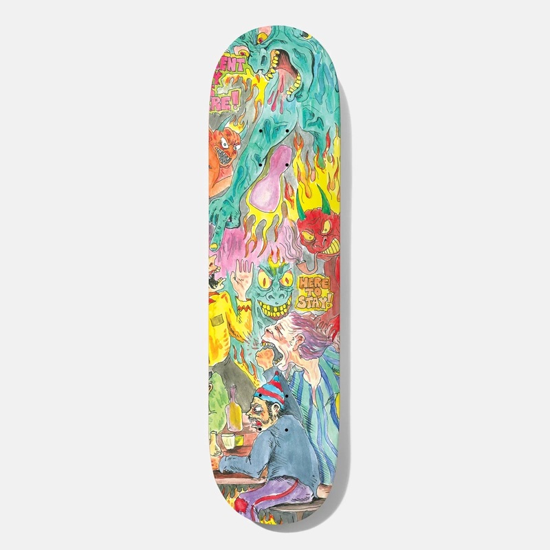 Baker Skateboards – 8.25 Justin Figueroa Here To Stay Skateboard Deck