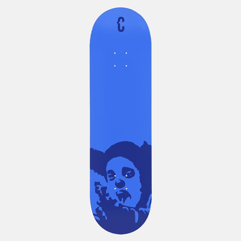 Clown Skateboards – 8.0 (High Concave) Manifesto DUB Skateboard Deck – Navy