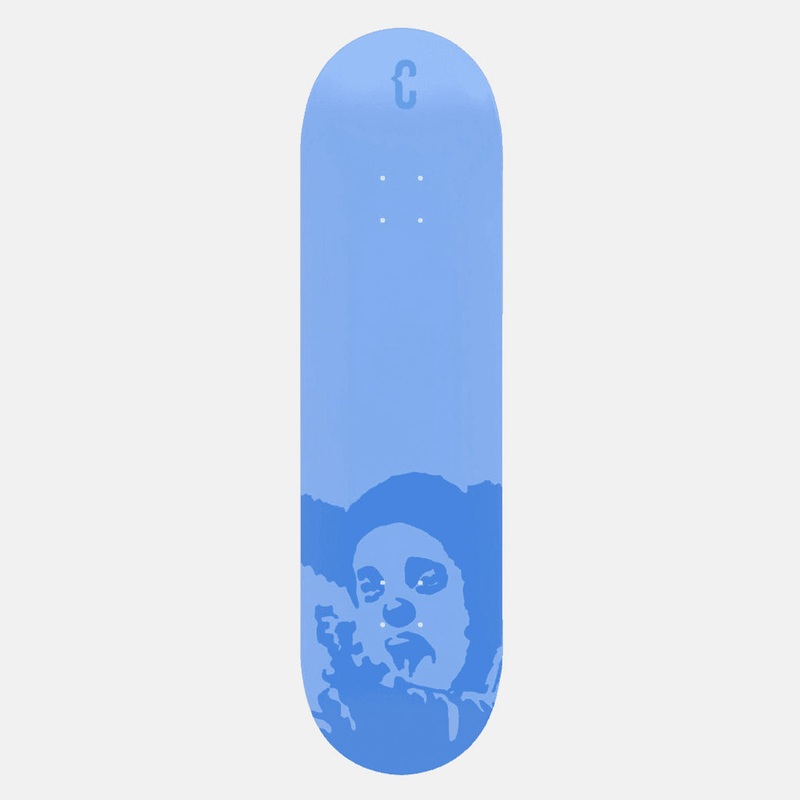 Clown Skateboards – 8.5 (High Concave) Manifesto DUB Skateboard Deck – Light Blue