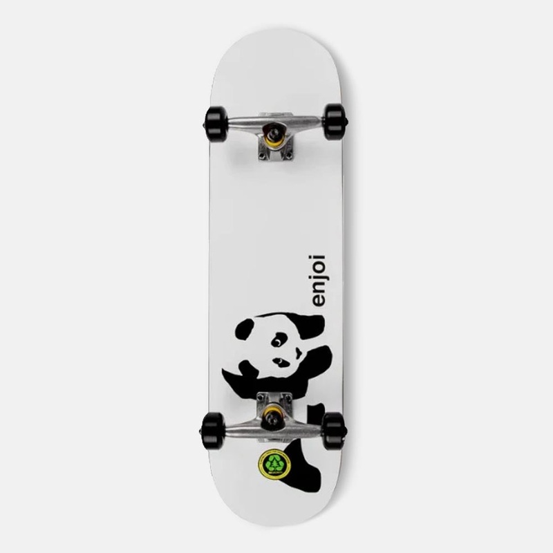 Enjoi Skateboards – 7.25 Whitey Panda Complete Skateboard – White