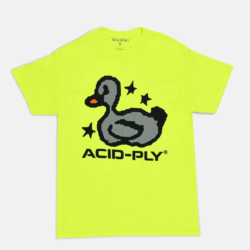 Quasi Skateboards – Duck Tech T-Shirt – Safety Green
