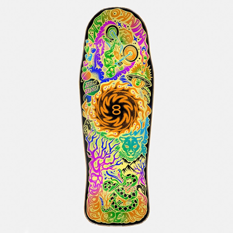 Santa Cruz – 10.34 Erick Winkowski Dope Planet Two Shaped Skateboard Deck