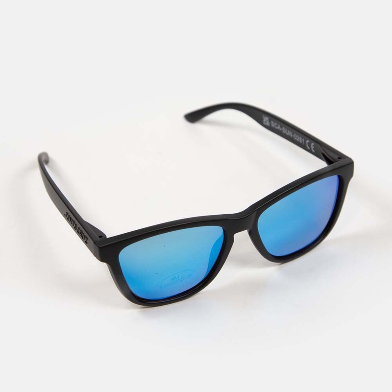 Santa Cruz – Boss Strip Sunglasses – Black / Blue