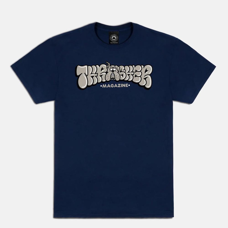 Thrasher Magazine – Bully T-Shirt – Navy