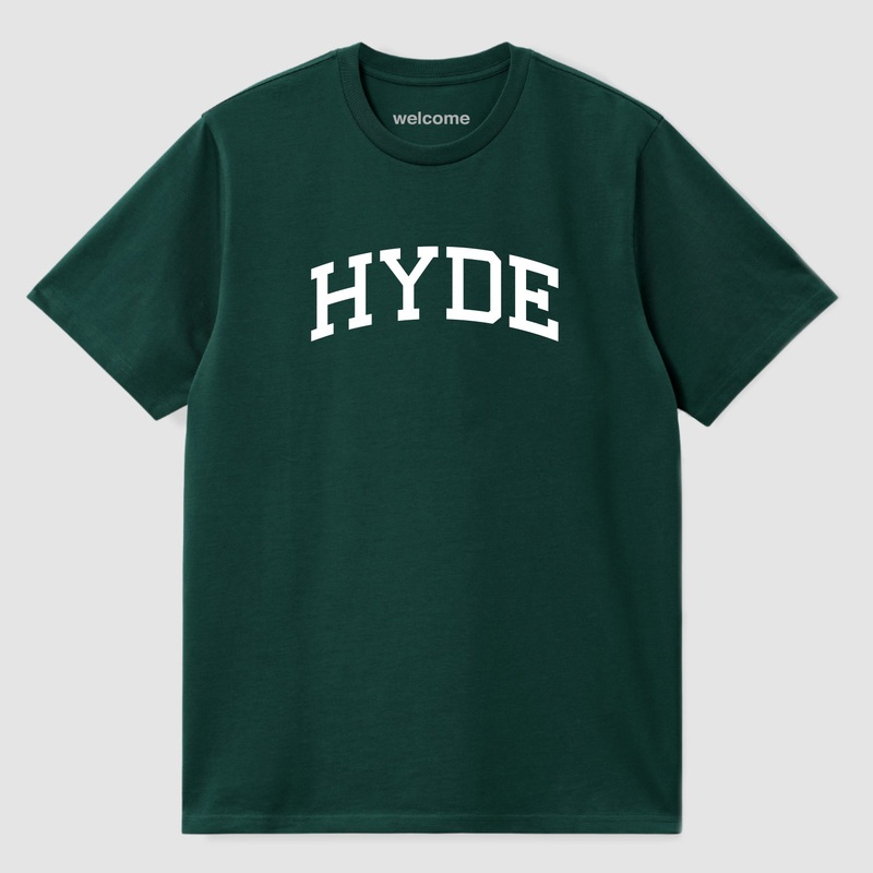 Welcome Skate Store – HYDE T-Shirt – Forest / White