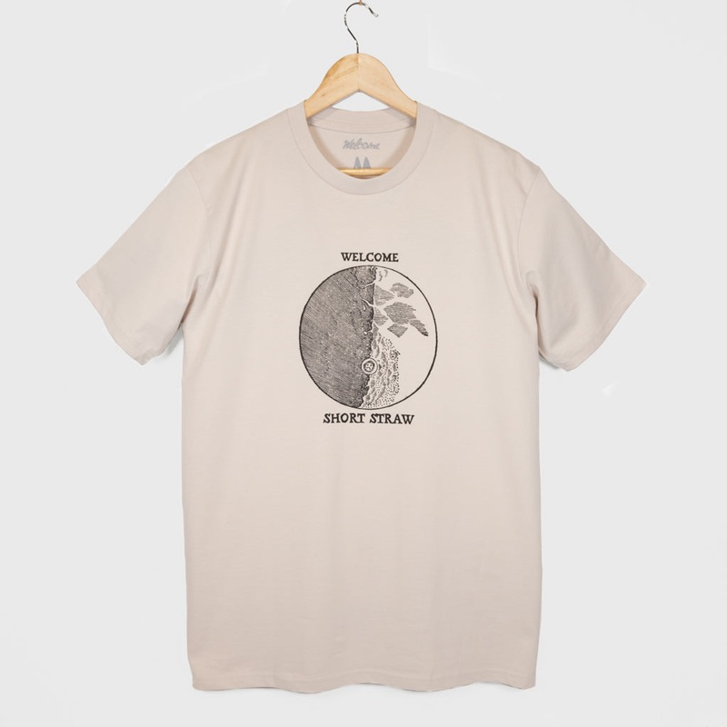 Welcome Skate Store – Short Straw Crater T-Shirt – Bone