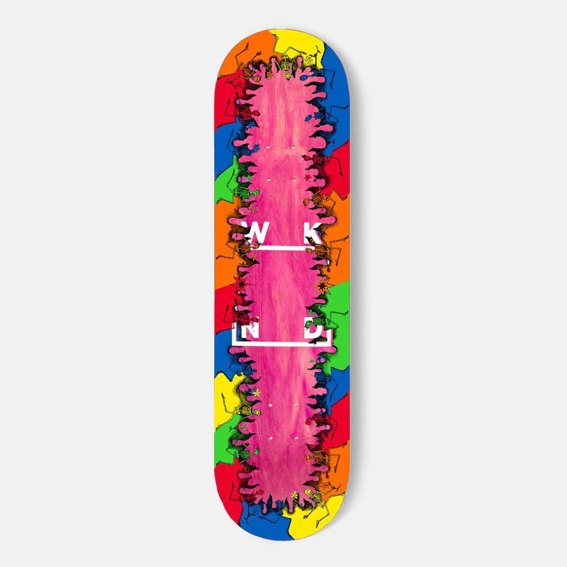 WKND Skateboards – 7.75 Boarder Logo Skateboard Deck – Pink Stain