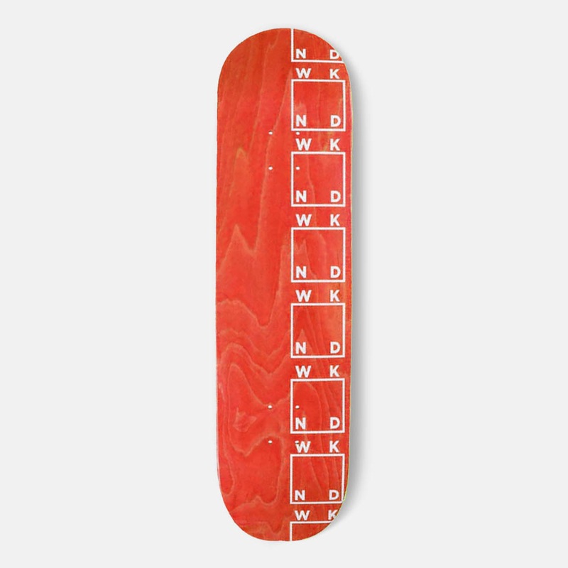 WKND Skateboards – 8.0 Side Logo Skateboard Deck – Red