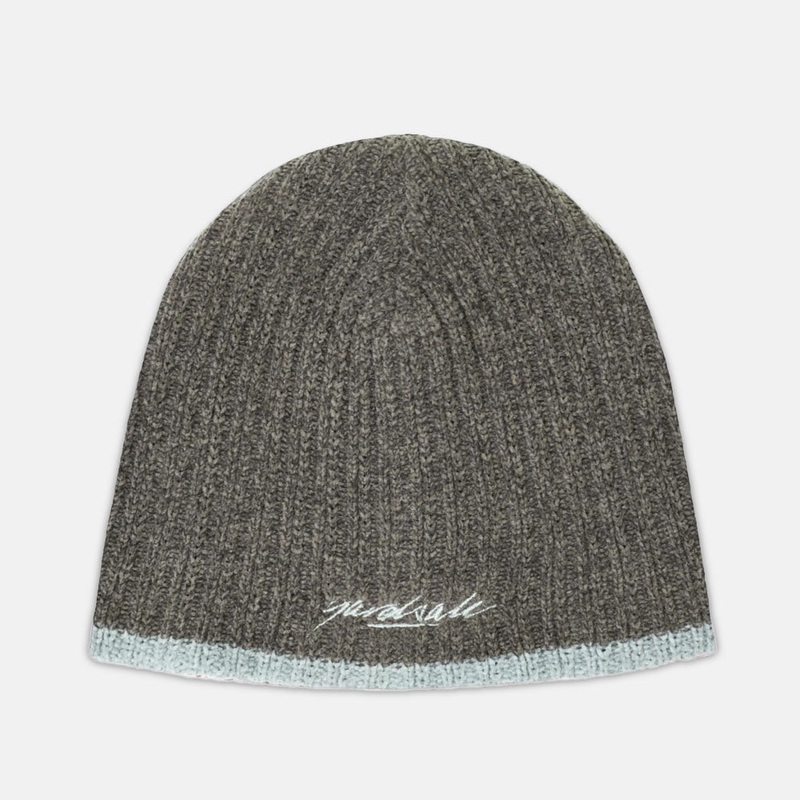 Yardsale – Chenille Beanie – Brown / Grey