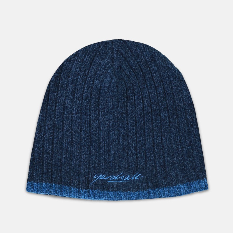 Yardsale – Chenille Beanie – Navy / Blue