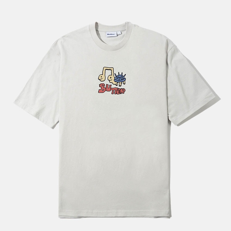 Butter Goods – Turtle T-Shirt – Cement