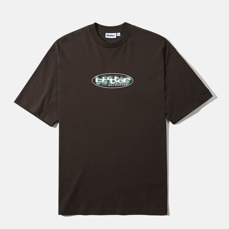 Butter Goods – Vortex T-Shirt – Chocolate