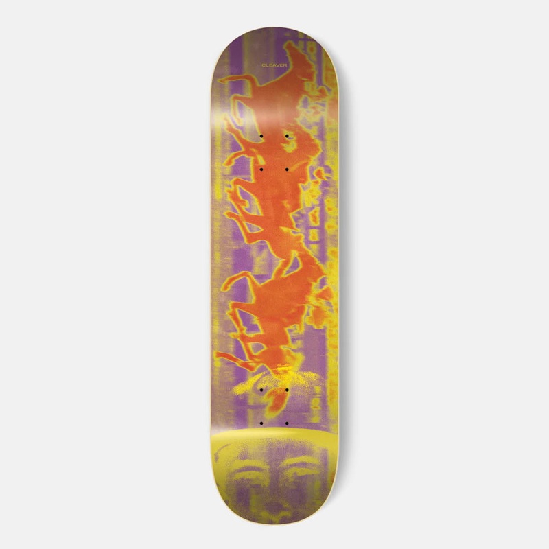 Cleaver Skateboards – 8.125 Legui Skateboard Deck – Orange