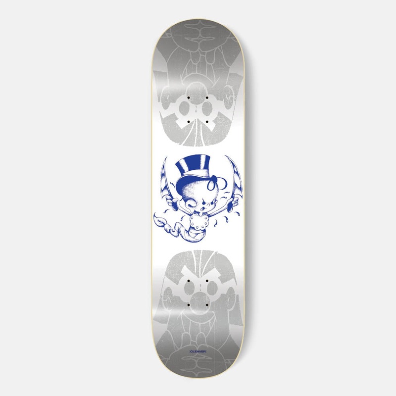 Cleaver Skateboards – 8.5 Oaky Skateboard Deck – White