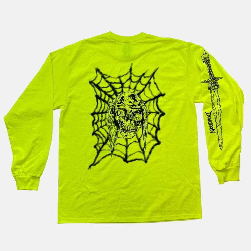 Dungeon – Severed Survival Longsleeve T-Shirt – Safety Yellow