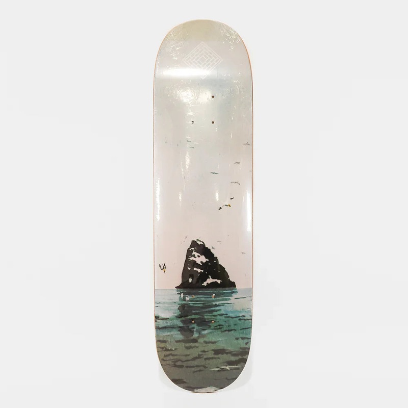 The National Skateboard Co. – 8.125 BLACK ROCK SKATEBOARD DECK (MEDIUM CONCAVE)