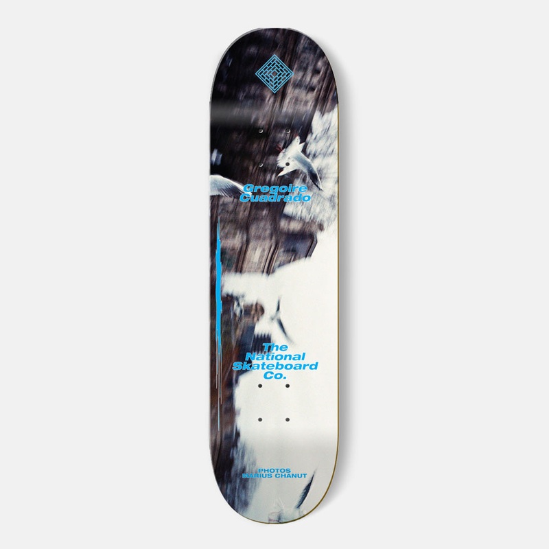 The National Skateboard Co. – 8.125 GREGOIRE CUADRADO BY MARIUS CHANUT SKATEBOARD DECK (HIGH CONCAVE)