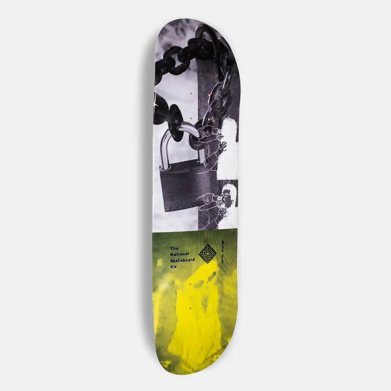 The National Skateboard Co. – 8.125 REAL BAD TIME: MICHAL  MEDIUM CONCAVE SKATEBOARD DECK – 8.125