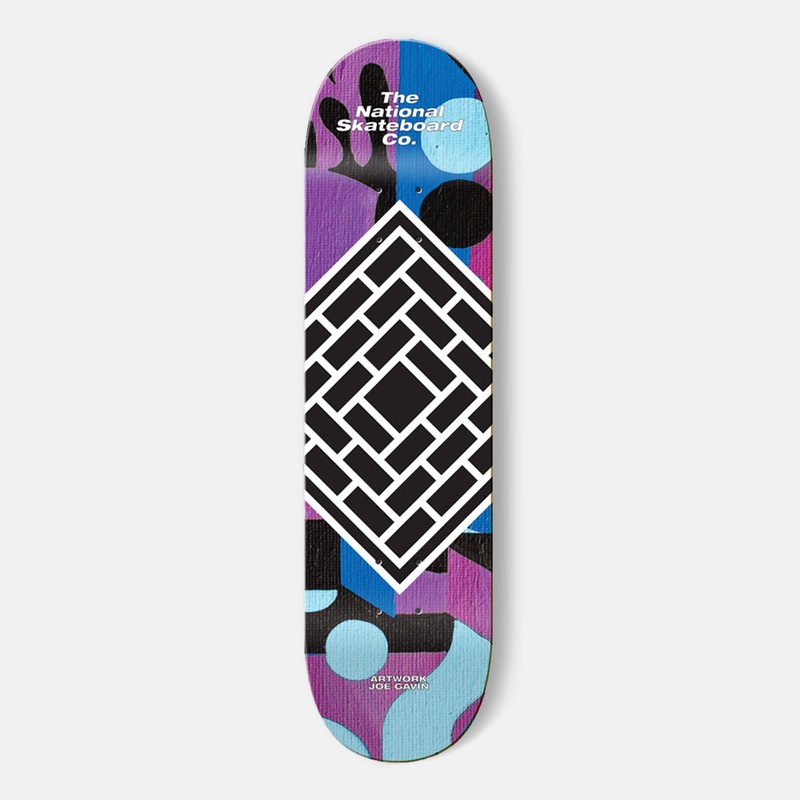 The National Skateboard Co. – 8.5 JOE GAVIN ART 2 SKATEBOARD DECK (HIGH CONCAVE)