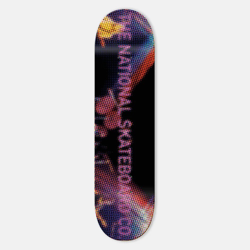 The National Skateboard Co. – 8.625 KNEBWORTH HALFTONE SKATEBOARD DECK (SQUARE)