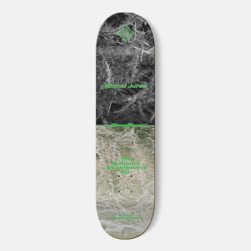 The National Skateboard Co. – 8 MICHA JURA BY MARIUS CHANUT SKATEBOARD DECK (MEDIUM CONCAVE)
