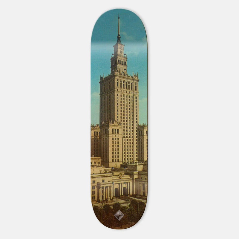 The National Skateboard Co. – 8 MICHAL JURAS POSTCARD SKATEBOARD DECK (MEDIUM CONCAVE)