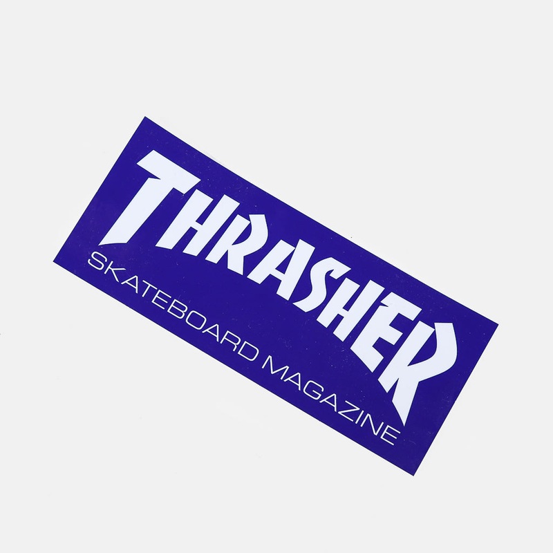 Thrasher Magazine – 3 Skate Mag Medium Sticker – Blue