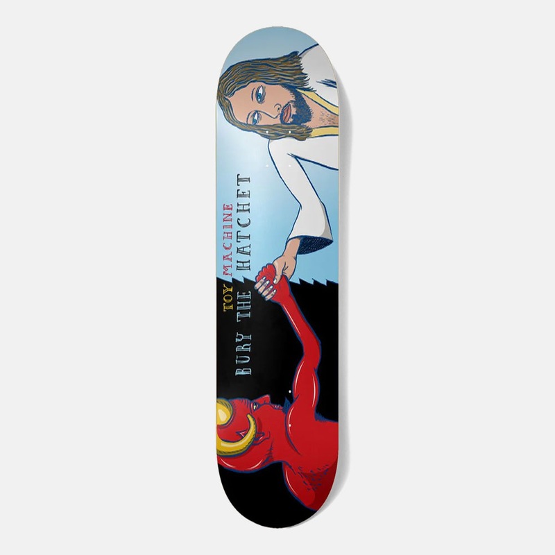 Toy Machine – 8.5 Bury The Hatchet Symmetrical Skateboard Deck