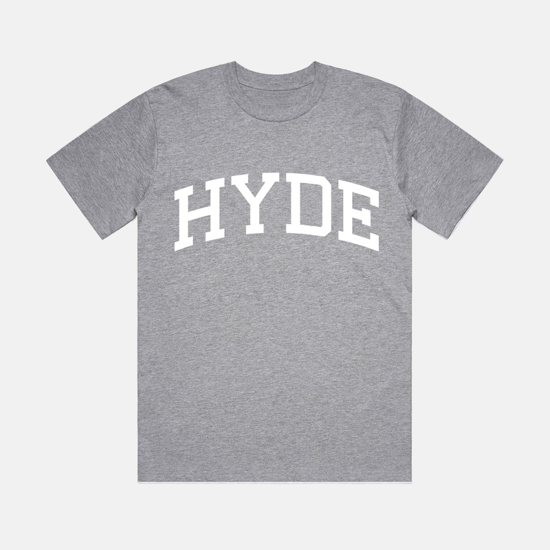 Welcome Skate Store – HYDE T-Shirt – Grey / White