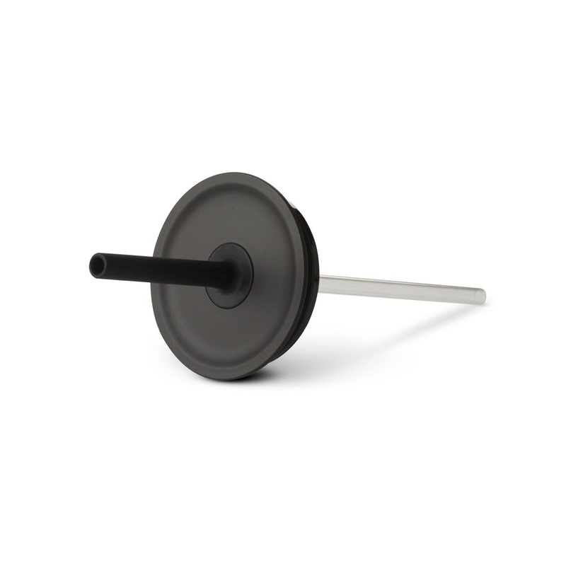 22oz Black Tumbler Straw Lid|22OZ