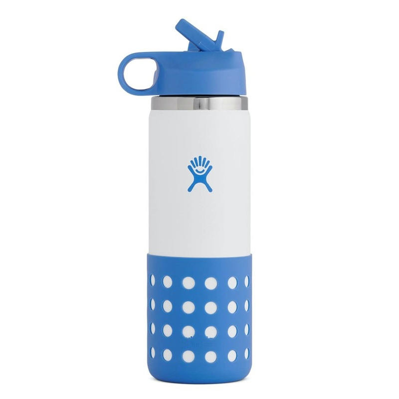 20oz Wide Mouth with Straw Lid & Boot Cove Bottle (Little Kids)