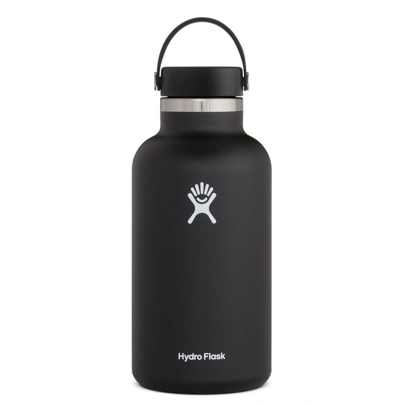 64oz Wide Mouth with Flex Cap Black Bottle