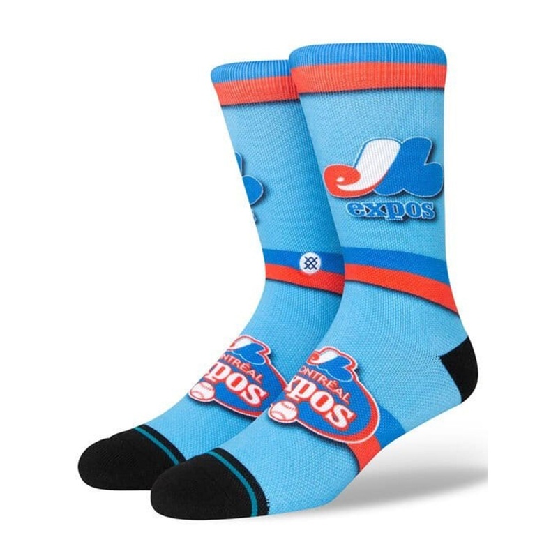 Cooperstown X MLB Expos Socks|LRG|LIGHT BLUE (LBL)
