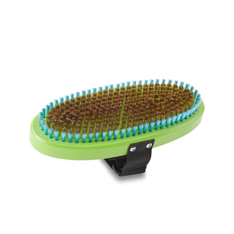 Premium Oval Brass Brush|O/S|GREEN