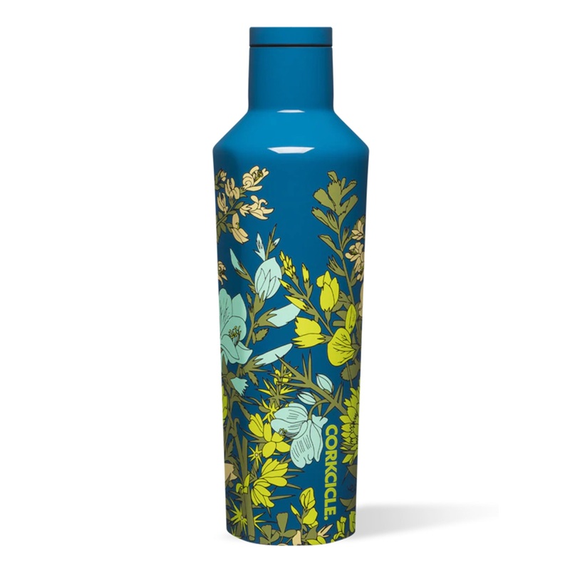 Wildflower 16oz Blue Canteen|16OZ|WILDFLOWER BLUE